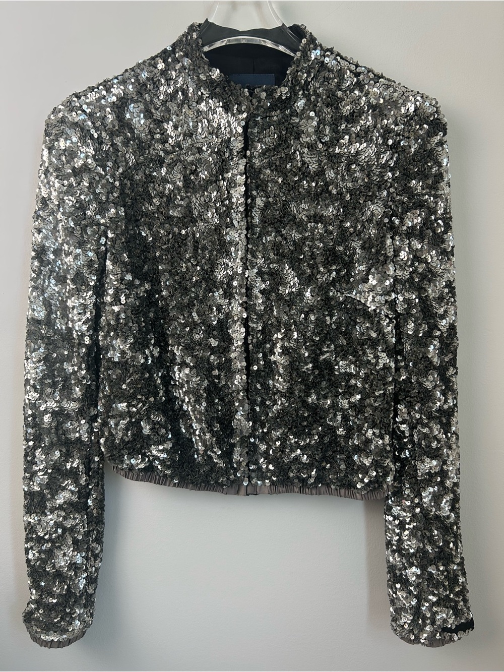 GRYPHON Cropped Sequin Jacket
